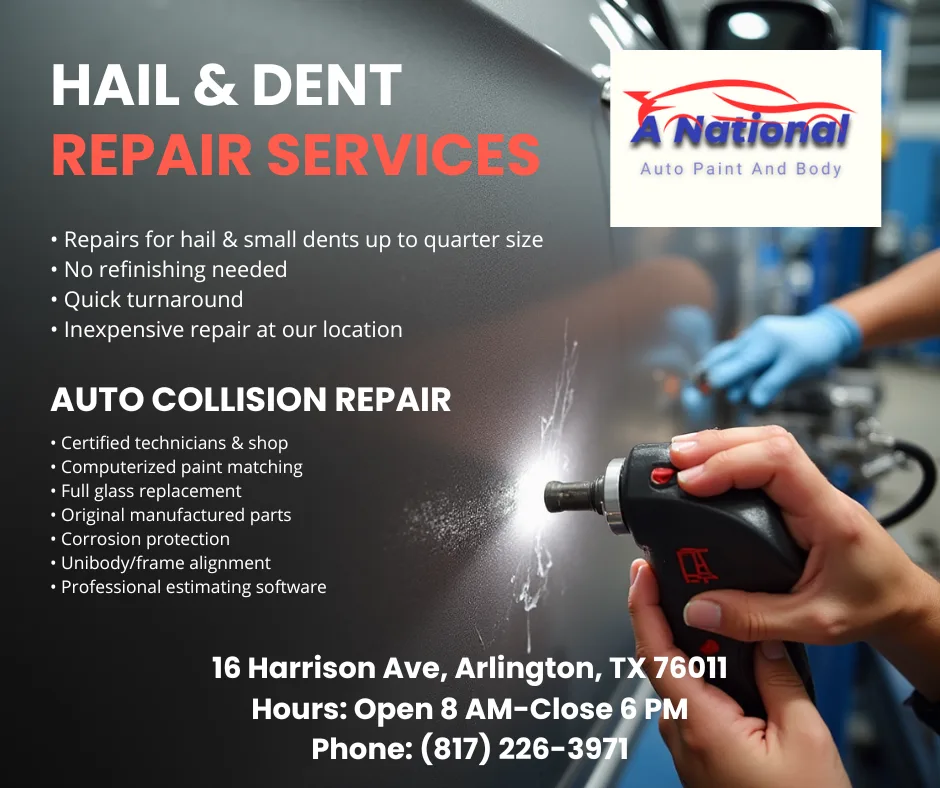 A National Auto Body & Paint repair shop photo 2