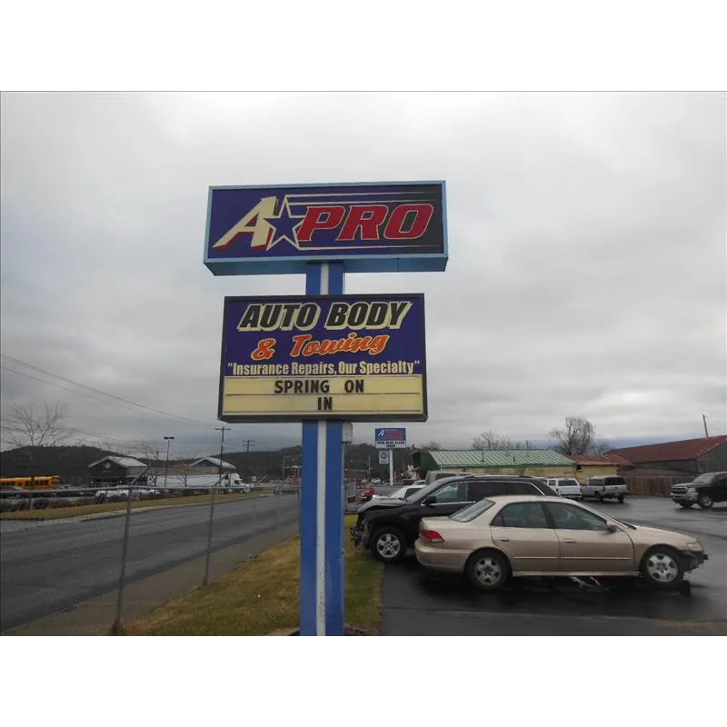 A Pro Auto Body & Towing