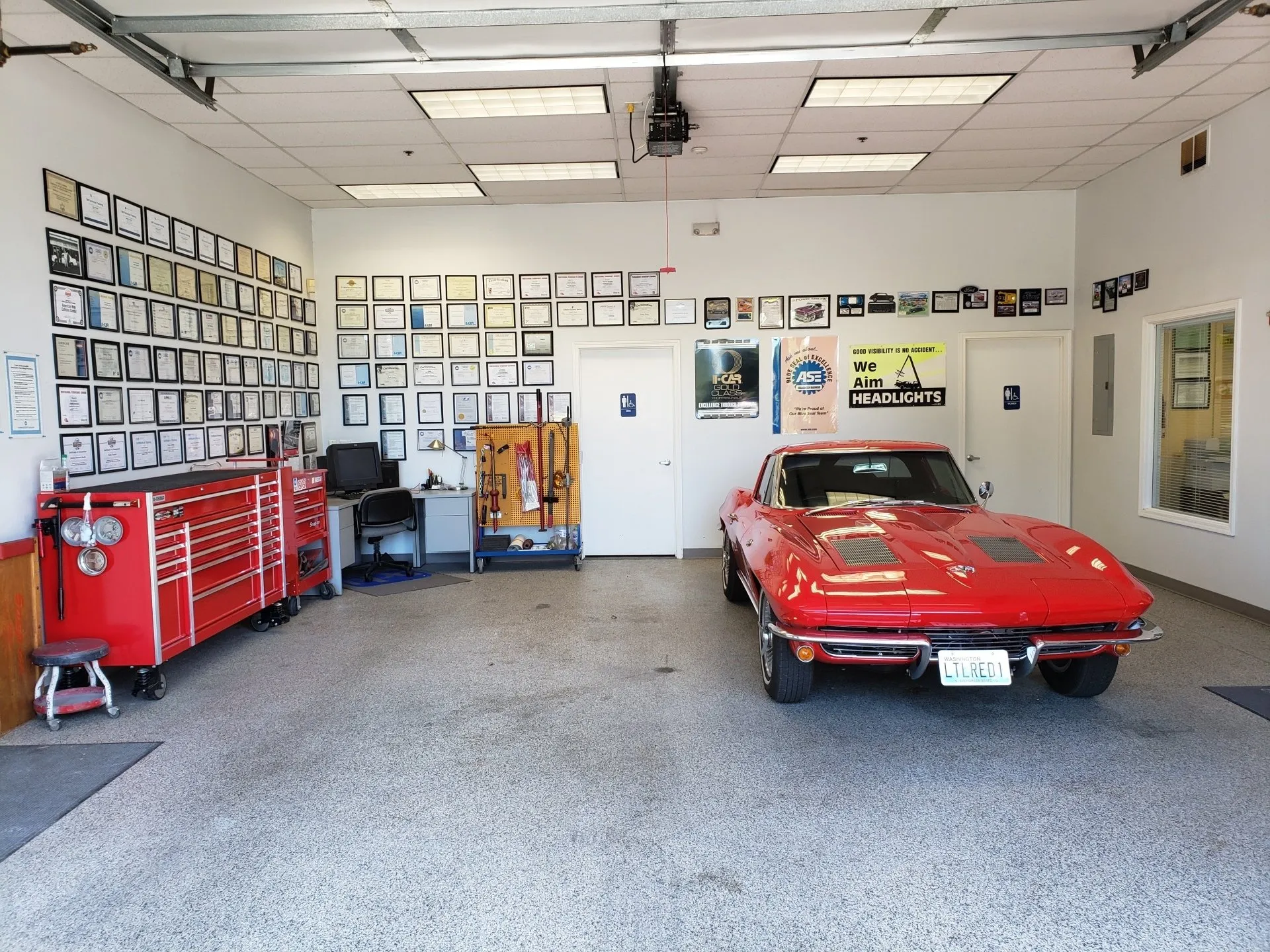American Way Collision Center repair shop photo 3