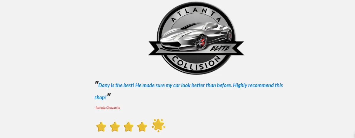 Atlanta Elite Collision repair shop photo 2