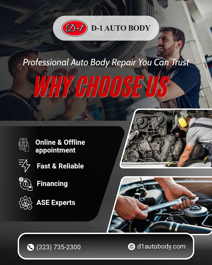 D-1 Auto Body- Tesla Certified Body Shop repair shop photo 2