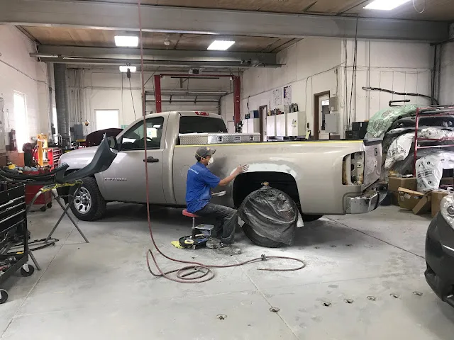 Godwin Body Shop Inc repair shop photo 2