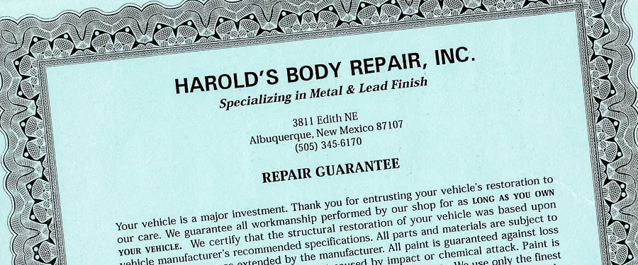Harolds Body Repair repair shop photo 4