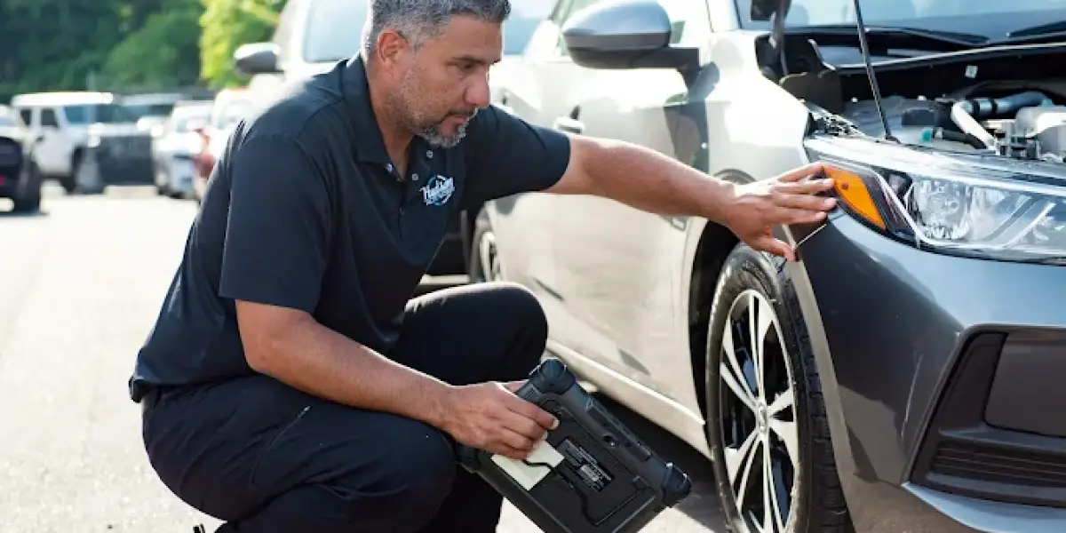 Hudson Autoworks Collision Center repair shop photo 6