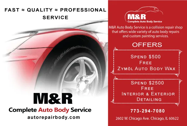 M&R Auto Body Chicago repair shop photo 3