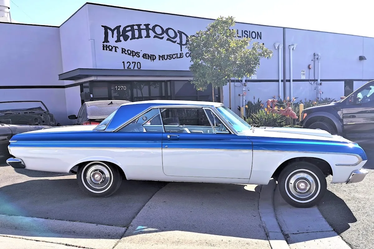 Mahoods Hot Rods and Custom Auto Body Center.