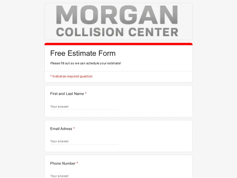 Morgan Collision Center repair shop photo 2