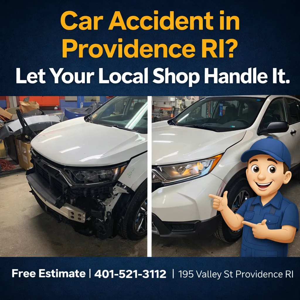 Rhode Island Collision Services & JR Tires repair shop photo 4