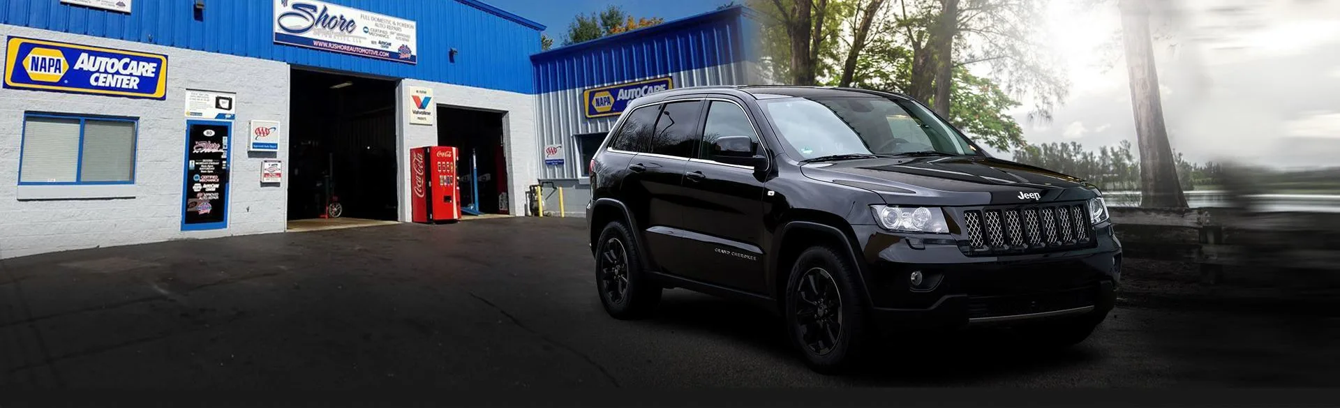 RJ Shore Collision repair shop photo 2