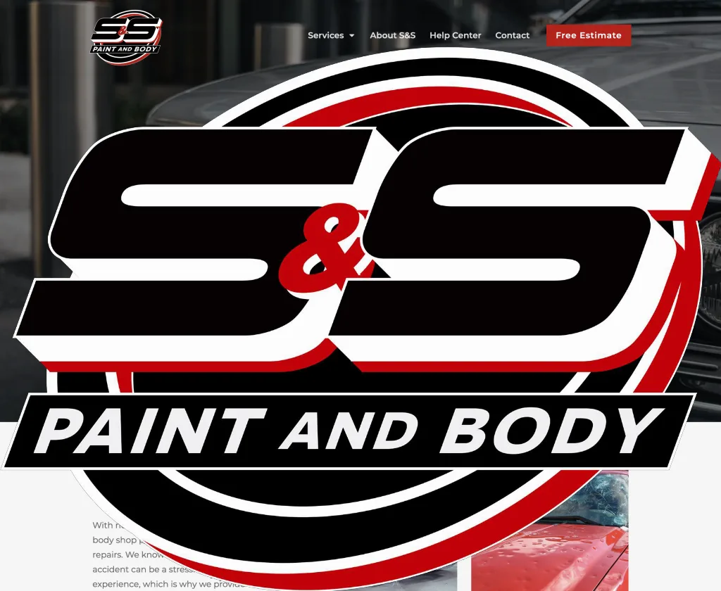 S & S Paint & Body repair shop photo 2