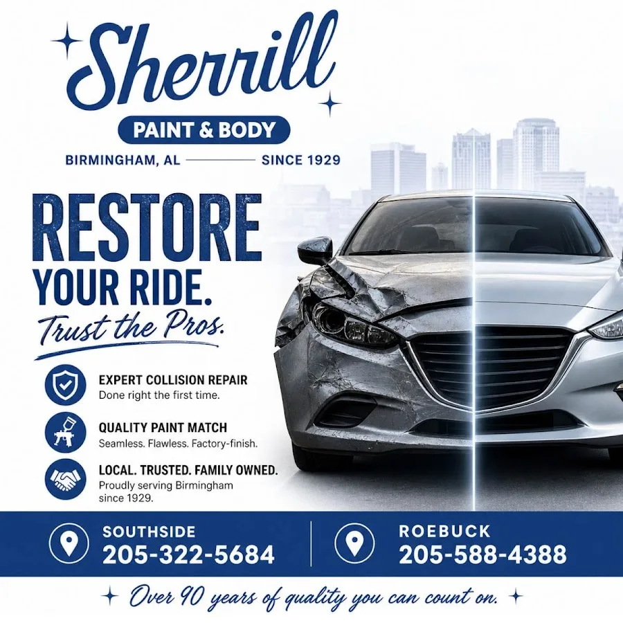 Sherrill Paint & Body - Southside repair shop photo 2