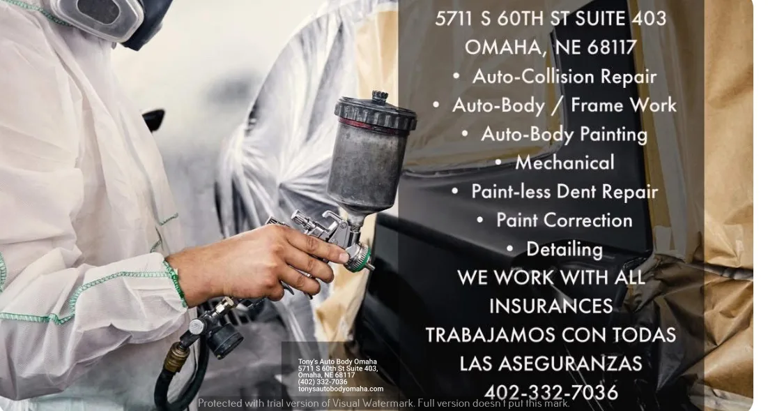 Tony's Auto Body Omaha repair shop photo 1